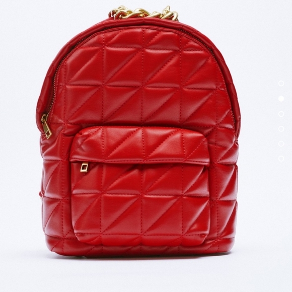 Zara Bags Zara Red Backpack Poshmark